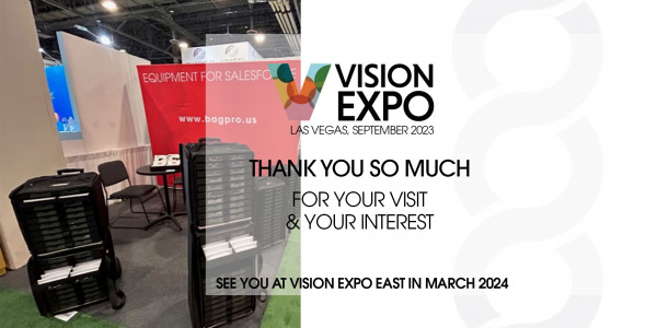 VISION EXPO WEST LAS VEGAS 2023: Bag PRO was in the place!